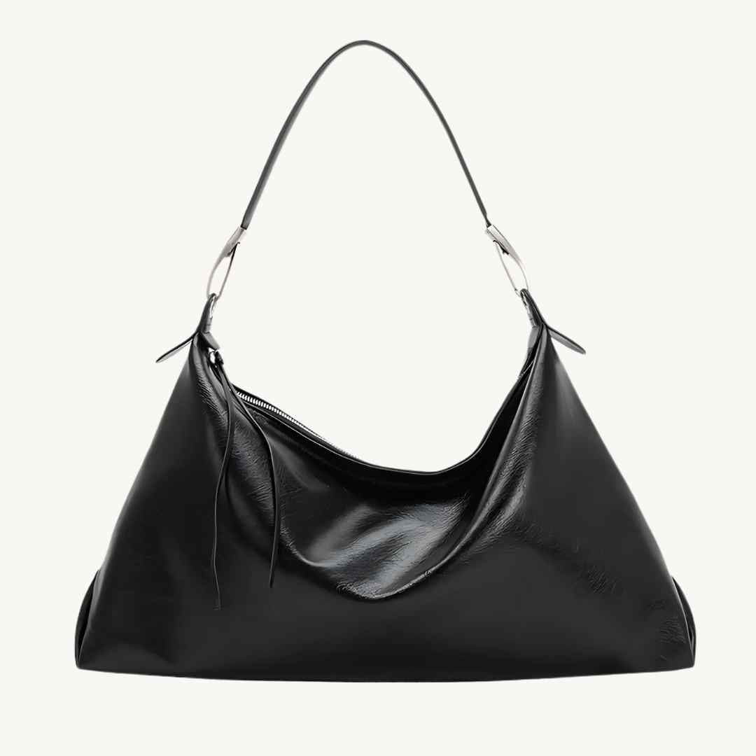 Designer vegan handbag black - Charlie by Melie Bianco